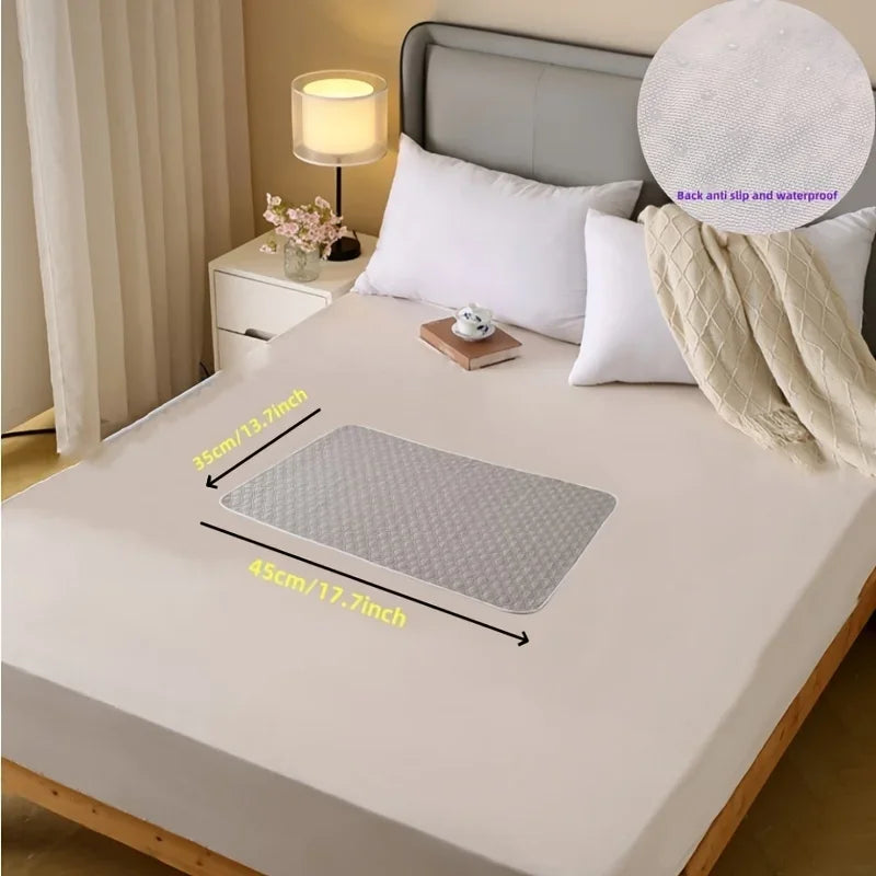 Washable Incontinence Pads for Elderly & Pets - Leak-Proof Bed Care Mats, Ideal for Menstruation & Home Use, Multiple Sizes - Woof Glow Gear