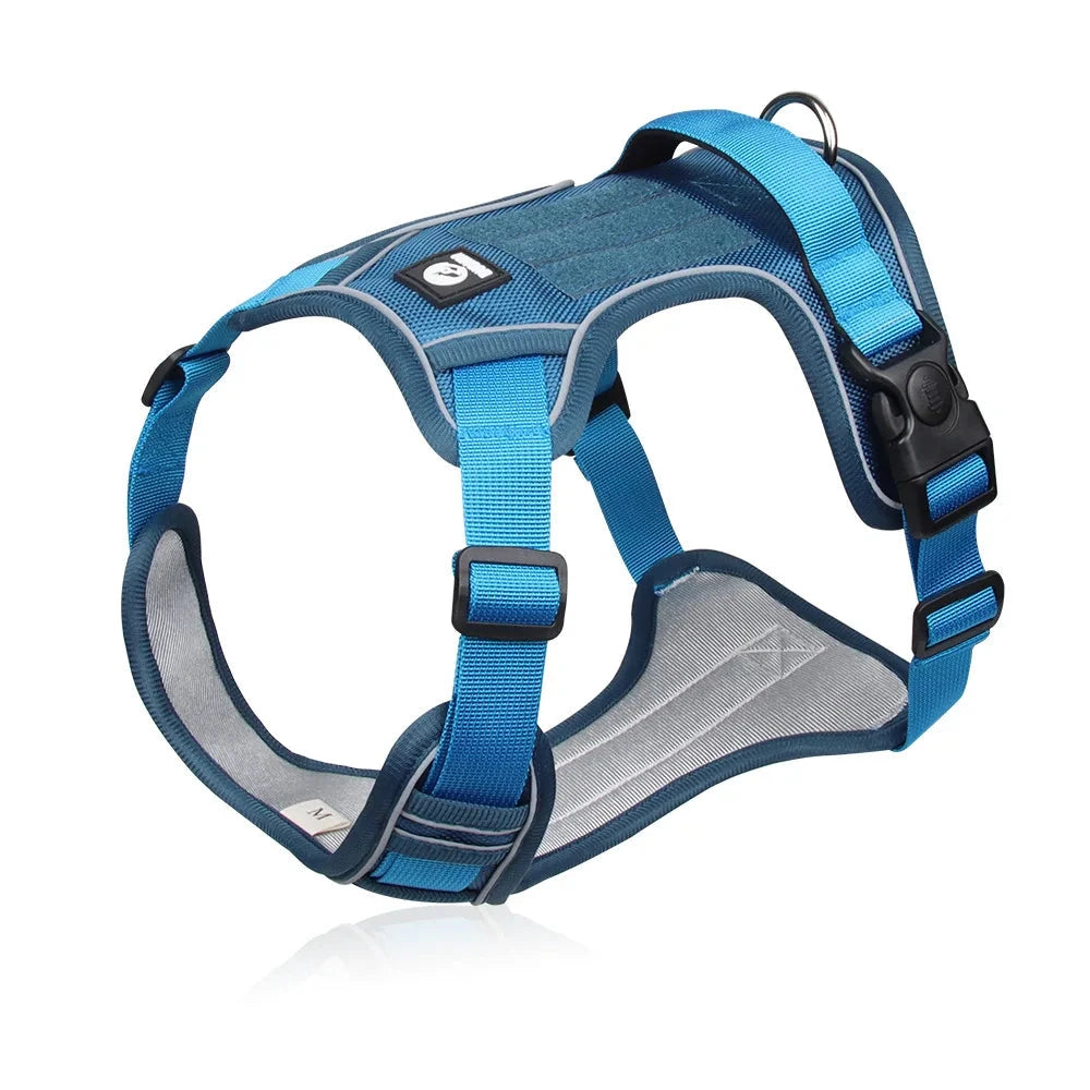 Dog Harness Reflective Midium Large Dogs Tactical Vest Big 1680D Waterproof Oxford Cloth Dog Harnesses Pet Accessoires Supplies - Woof Glow Gear