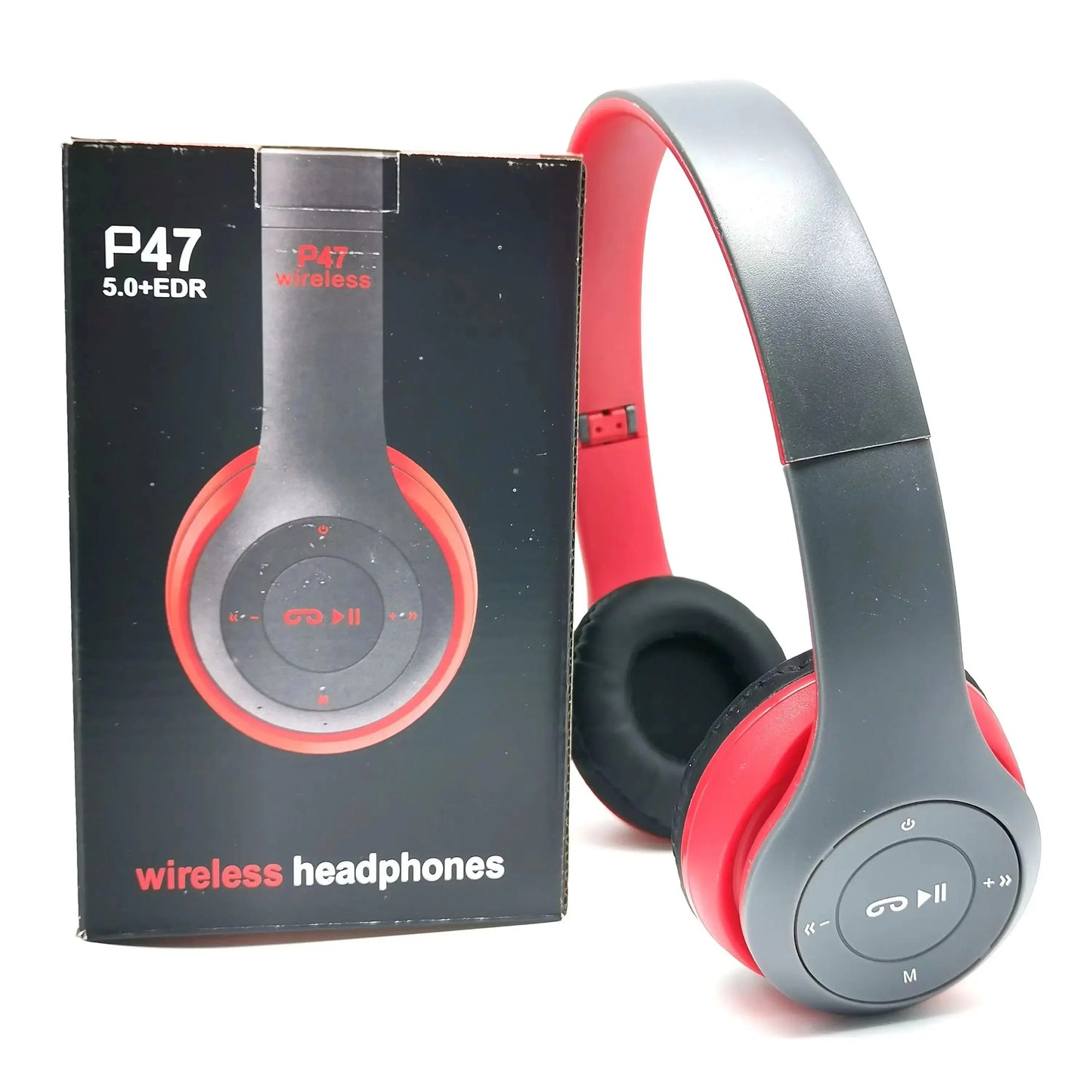 P47 Stereo Headset Bluetooth 5 0 Folding Series Wireless Sports Game Headset for iPhone XiaoMi - Woof Glow Gear