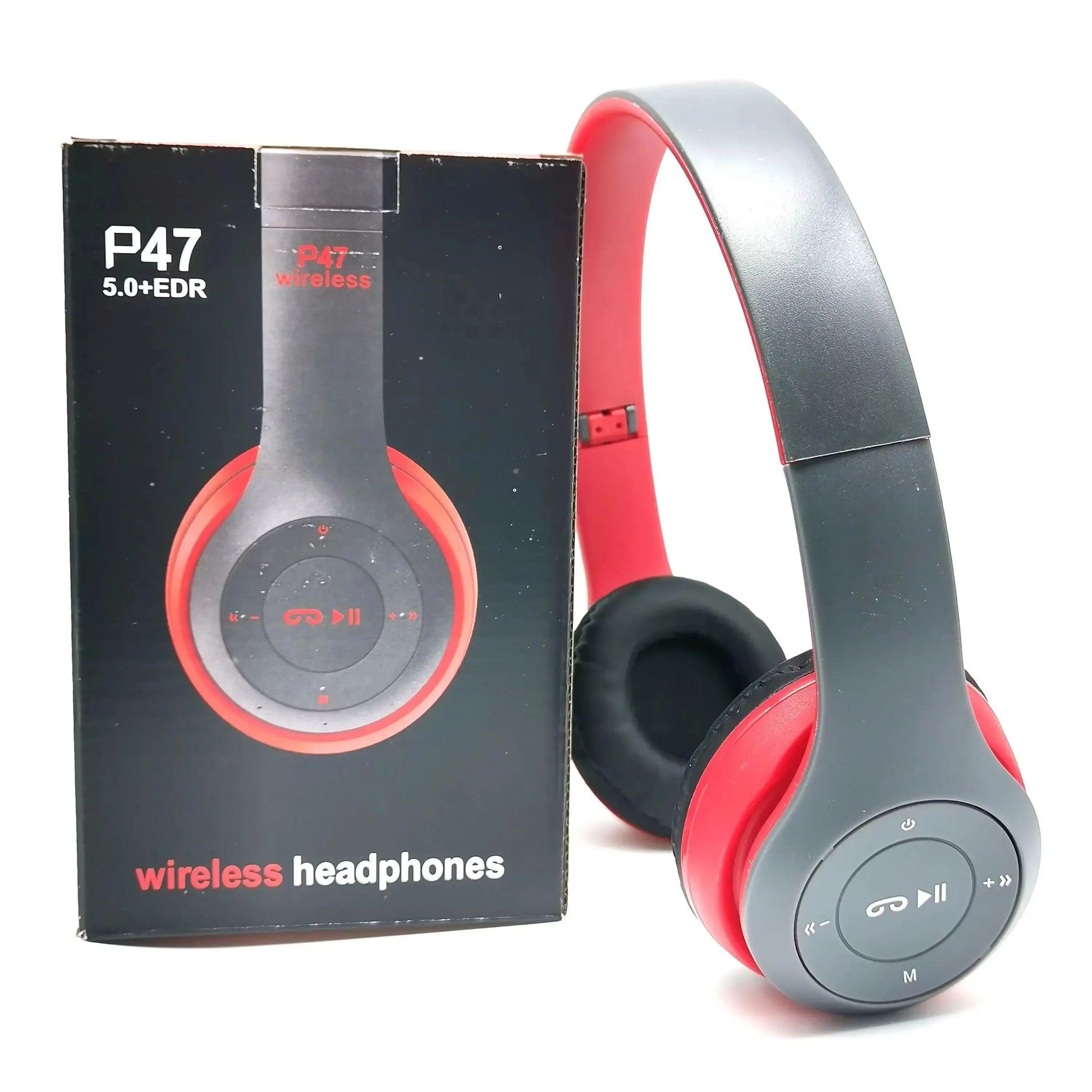 P47 Stereo Headset Bluetooth 5 0 Folding Series Wireless Sports Game Headset for iPhone XiaoMi - Woof Glow Gear