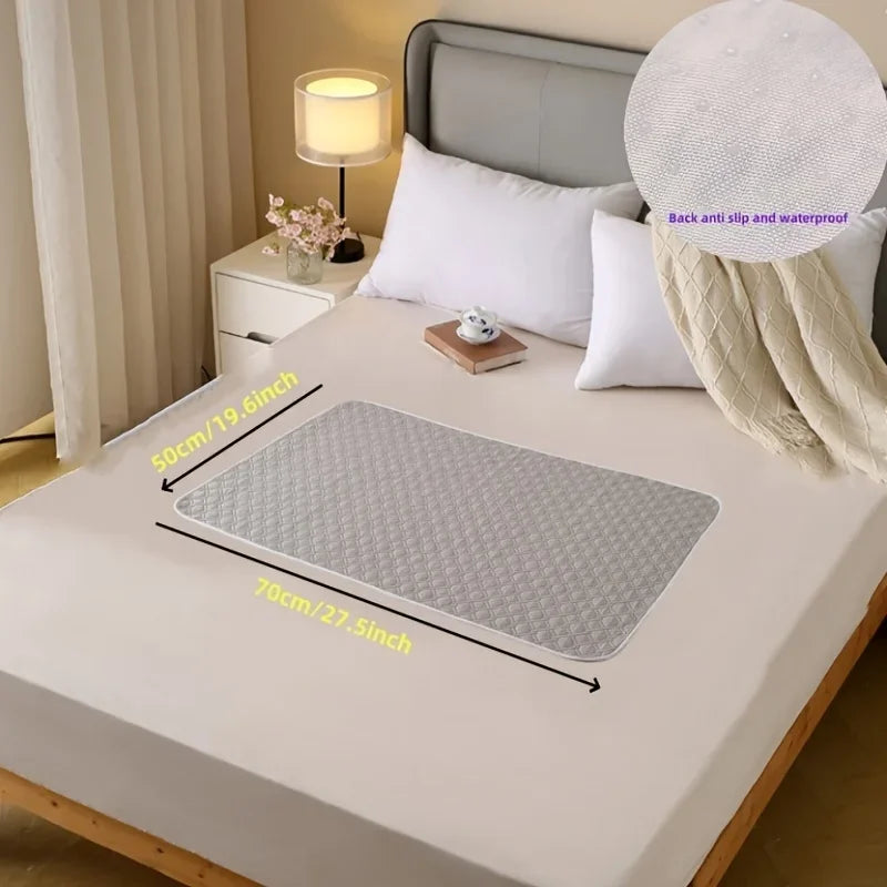 Washable Incontinence Pads for Elderly & Pets - Leak-Proof Bed Care Mats, Ideal for Menstruation & Home Use, Multiple Sizes - Woof Glow Gear