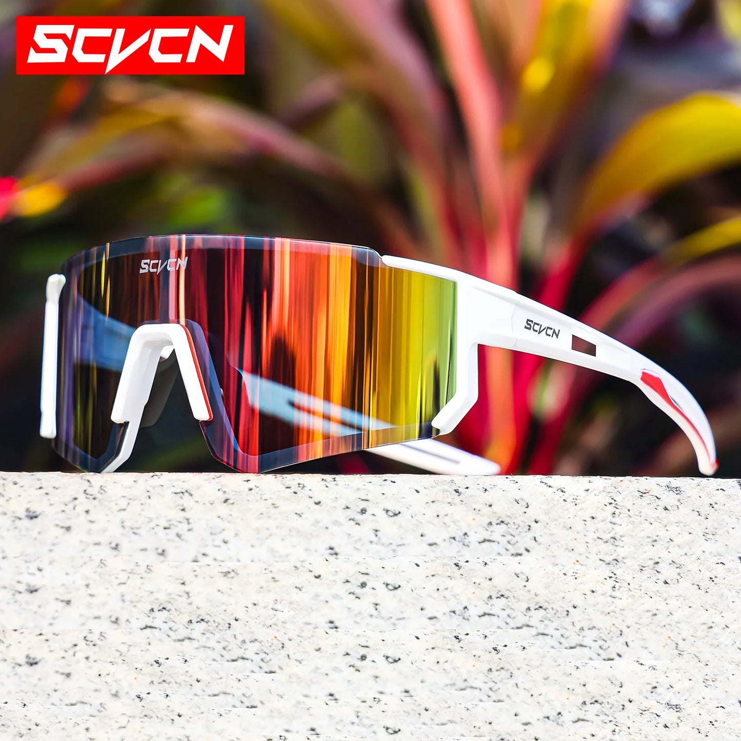 SCVCN new Outdoor Cycling Sunglasses Men MTB Bike Glasses Sports Mountain Climbing fishing Women Bicycle Cycling UV400 Goggles - Woof Glow Gear