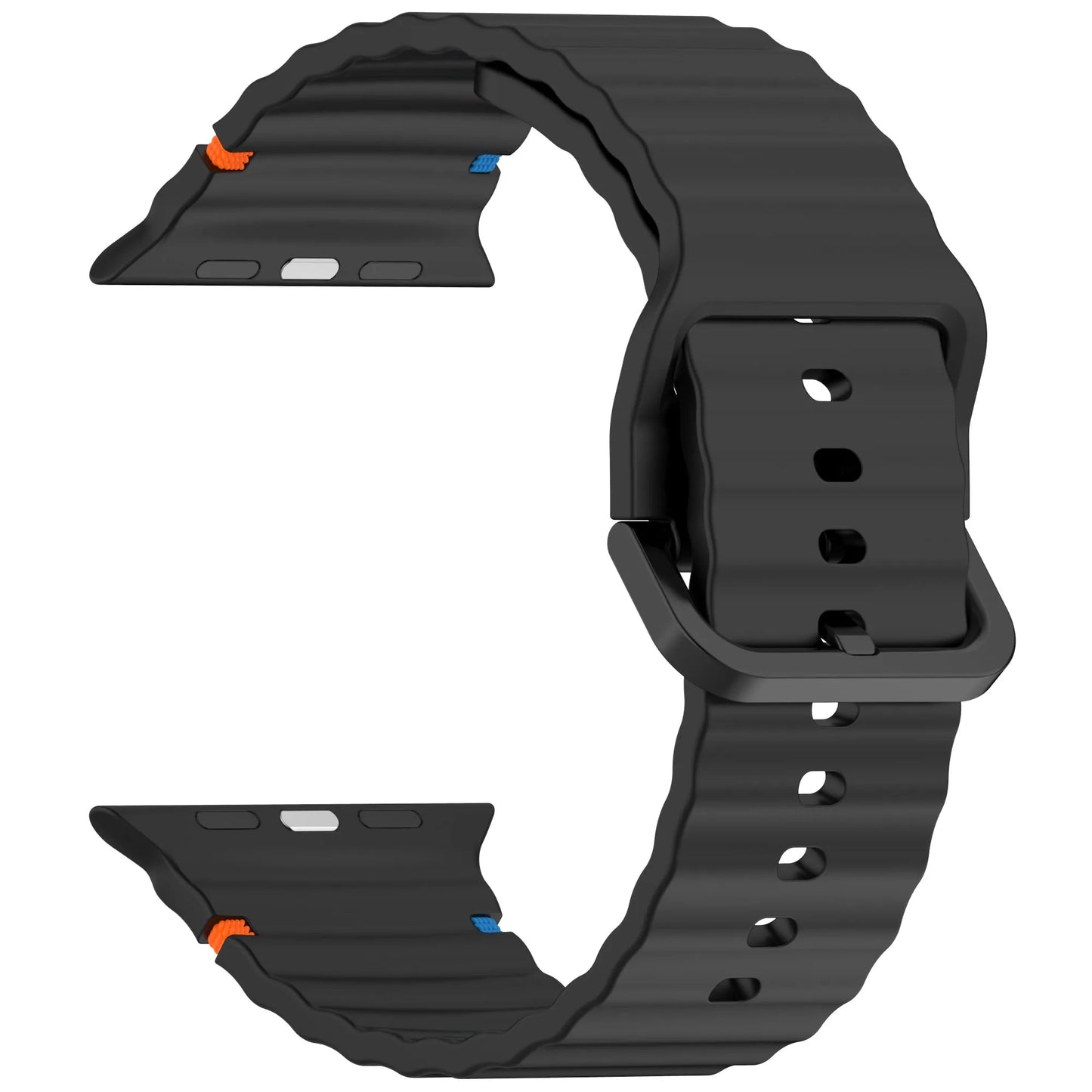 Silicone Strap for Apple watch Ultra Band 49mm 46mm 45mm 42mm 44mm 40mm 41mm correa bracelet belt iWatch series 10 9 8 6 7 5 SE - Woof Glow Gear