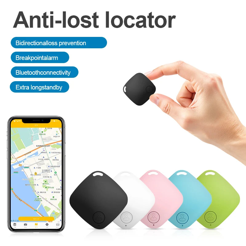 Mini GPS Tracker Anti Lost Device Let Kids Bag Wallet Tracking Bluetooth 5.0 Smart Finder Locator For IOS/ Android - Woof Glow Gear