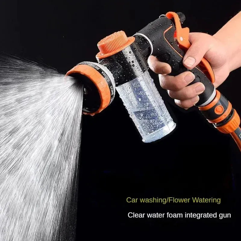 Portable Auto Foam Lance Water Gun High Pressure 3 Grade Nozzle Jet Car Washer Sprayer Cleaning Tool Automobile Garden Wash Tool - Woof Glow Gear