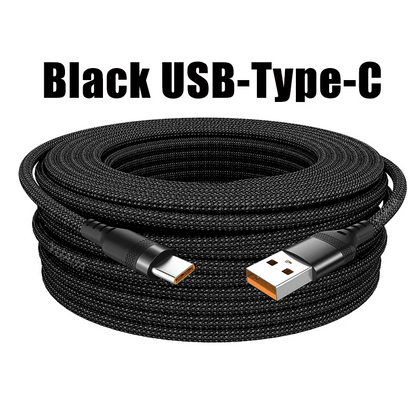 USB TYPE C Fast Charge Cable Android Micro USB line USB to LIGHTNING Extend Charging Cable for iPhone 14 Xiaomi OnePlus Samsung - Woof Glow Gear
