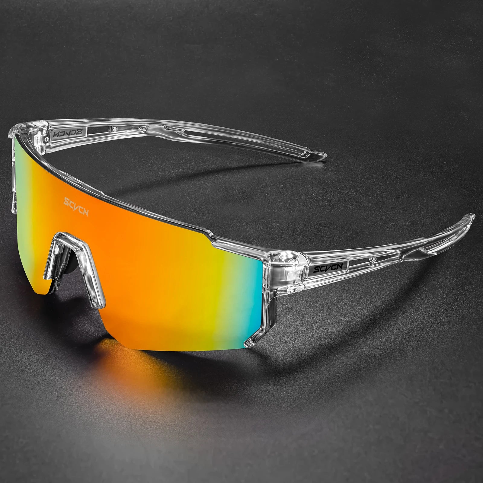 SCVCN new Outdoor Cycling Sunglasses Men MTB Bike Glasses Sports Mountain Climbing fishing Women Bicycle Cycling UV400 Goggles - Woof Glow Gear