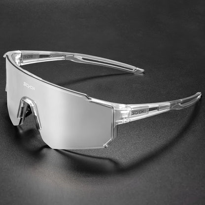 SCVCN new Outdoor Cycling Sunglasses Men MTB Bike Glasses Sports Mountain Climbing fishing Women Bicycle Cycling UV400 Goggles - Woof Glow Gear