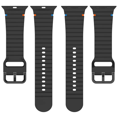 Silicone Strap for Apple watch Ultra Band 49mm 46mm 45mm 42mm 44mm 40mm 41mm correa bracelet belt iWatch series 10 9 8 6 7 5 SE - Woof Glow Gear