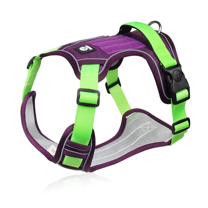 Dog Harness Reflective Midium Large Dogs Tactical Vest Big 1680D Waterproof Oxford Cloth Dog Harnesses Pet Accessoires Supplies - Woof Glow Gear