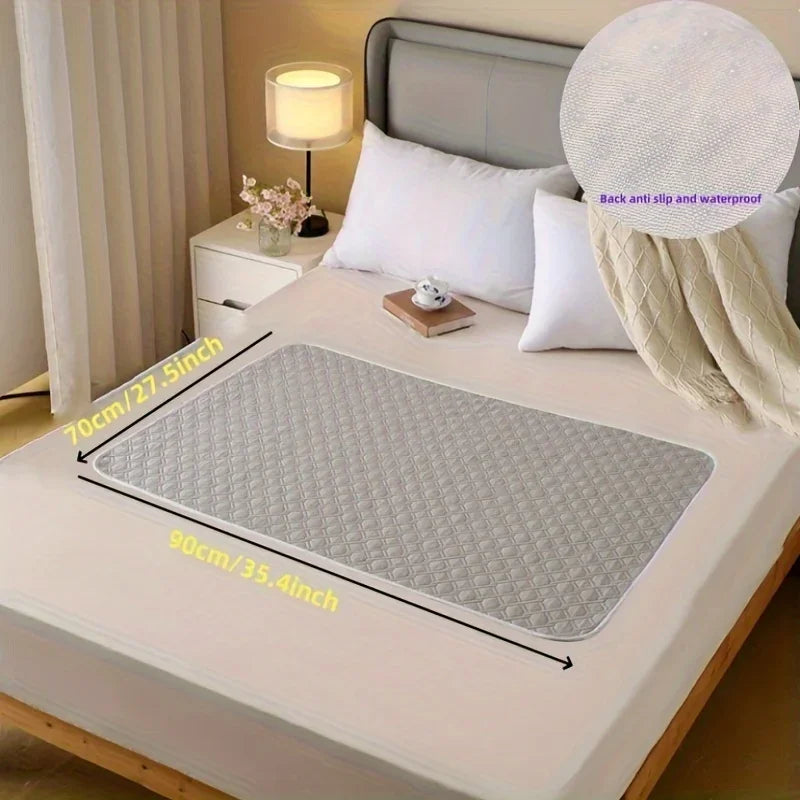 Washable Incontinence Pads for Elderly & Pets - Leak-Proof Bed Care Mats, Ideal for Menstruation & Home Use, Multiple Sizes - Woof Glow Gear