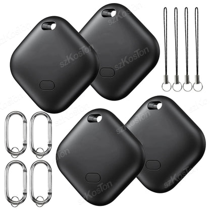 Mini GPS Tracker Compatible with iOS Find My APP Dog Cat Locator Child Finder Pet & Car Lost Tracker Smart iTag with Keychain - Woof Glow Gear