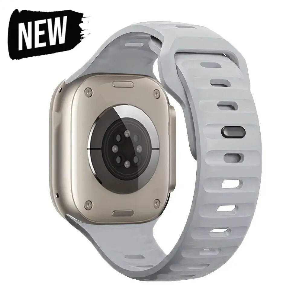 Soft Silicone Strap For Apple Watch Band Ultra 49mm 44mm 45mm 42mm 41mm 42mm 38mm Sport Watchband IWatch Serise 9 8 7 6 Bracelet - Woof Glow Gear
