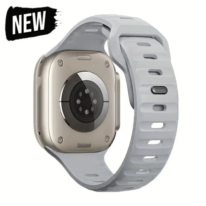 Soft Silicone Strap For Apple Watch Band Ultra 49mm 44mm 45mm 42mm 41mm 42mm 38mm Sport Watchband IWatch Serise 9 8 7 6 Bracelet - Woof Glow Gear