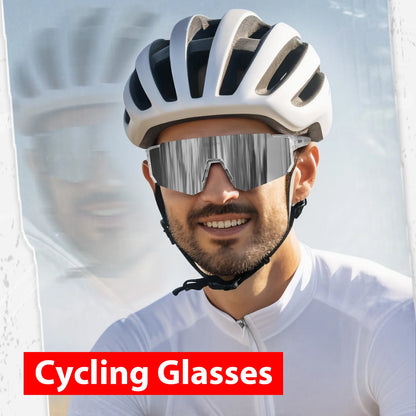 SCVCN new Outdoor Cycling Sunglasses Men MTB Bike Glasses Sports Mountain Climbing fishing Women Bicycle Cycling UV400 Goggles - Woof Glow Gear