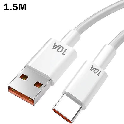 Total 120W 4 Port USB Type C Charger Fast Charging Data Cable USB Phone Charger Adapter for Samsung IPhone Xiaomi Wall Charger - Woof Glow Gear