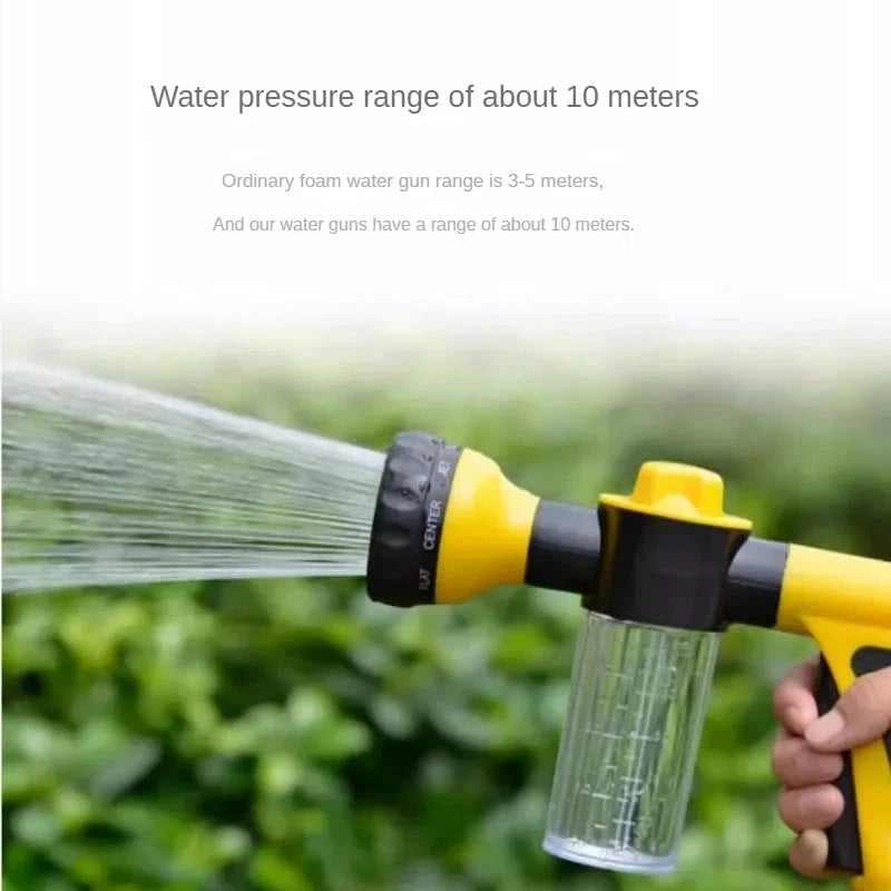 Portable Auto Foam Lance Water Gun High Pressure 3 Grade Nozzle Jet Car Washer Sprayer Cleaning Tool Automobile Garden Wash Tool - Woof Glow Gear