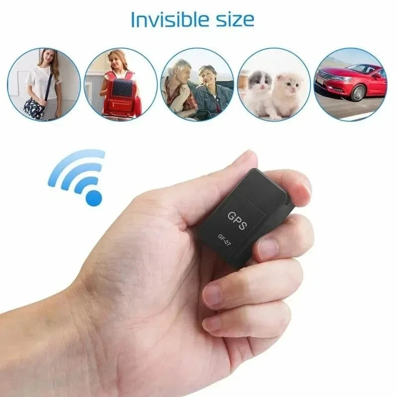 Mini GF-07 GPS Tracker Car Bike Bicycle Pets Children Real Time Tracking Positioner Strong Magnetic Anti-lost Locator - Woof Glow Gear