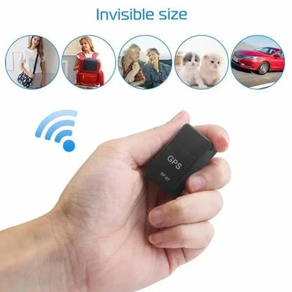 Mini GF-07 GPS Tracker Car Bike Bicycle Pets Children Real Time Tracking Positioner Strong Magnetic Anti-lost Locator - Woof Glow Gear