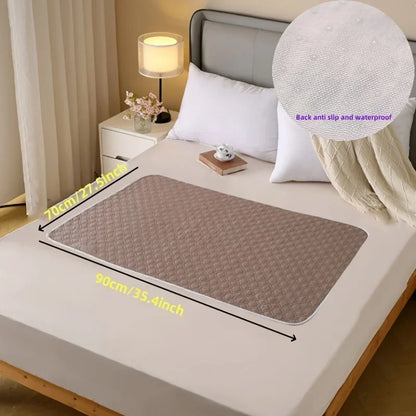 Washable Incontinence Pads for Elderly & Pets - Leak-Proof Bed Care Mats, Ideal for Menstruation & Home Use, Multiple Sizes - Woof Glow Gear