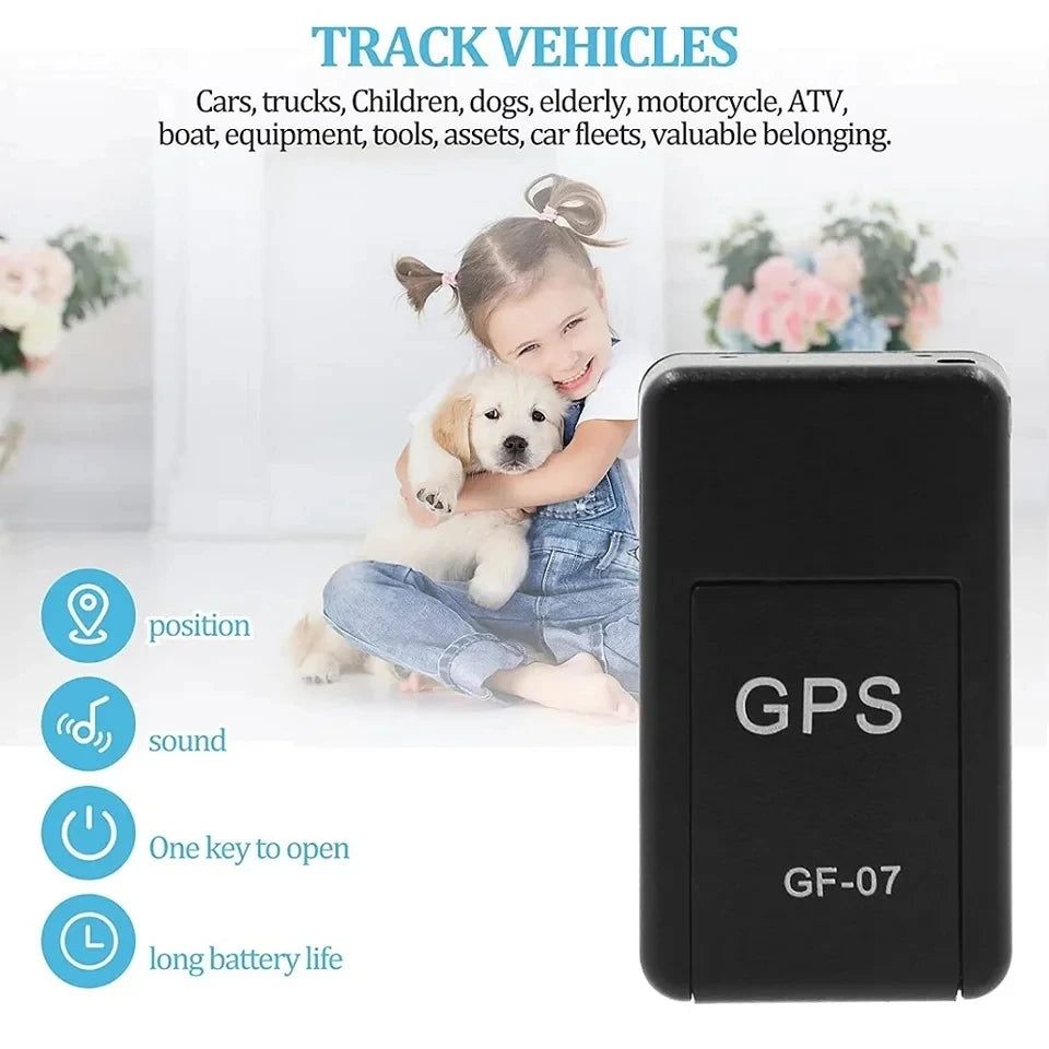 Mini GF-07 GPS Tracker Car Bike Bicycle Pets Children Real Time Tracking Positioner Strong Magnetic Anti-lost Locator - Woof Glow Gear