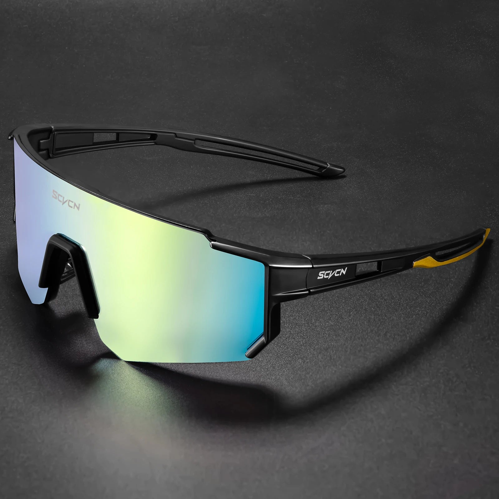 SCVCN new Outdoor Cycling Sunglasses Men MTB Bike Glasses Sports Mountain Climbing fishing Women Bicycle Cycling UV400 Goggles - Woof Glow Gear