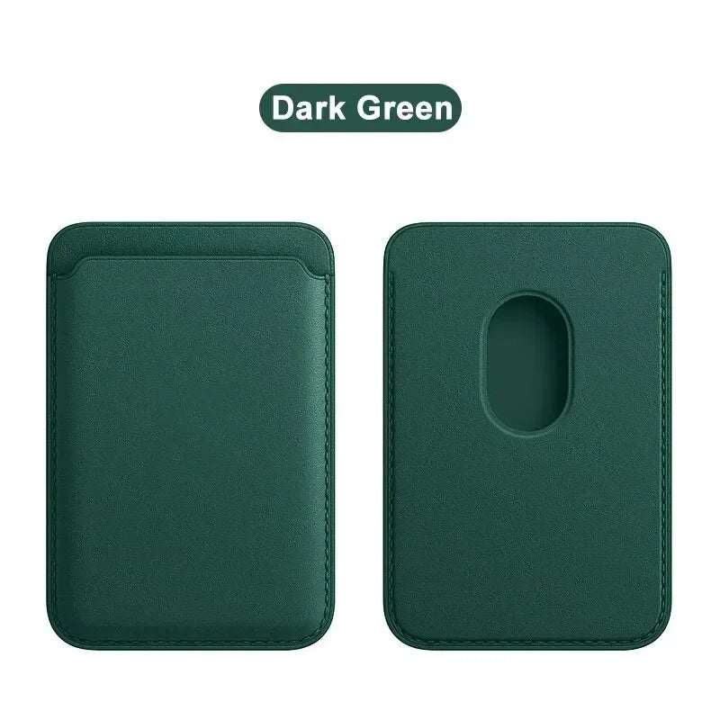 Leather Wallet Case Magentic Wallet Leather Compatible For iPhone 15 14 13 12 Pro Max Card Holder Magnet - Woof Glow Gear