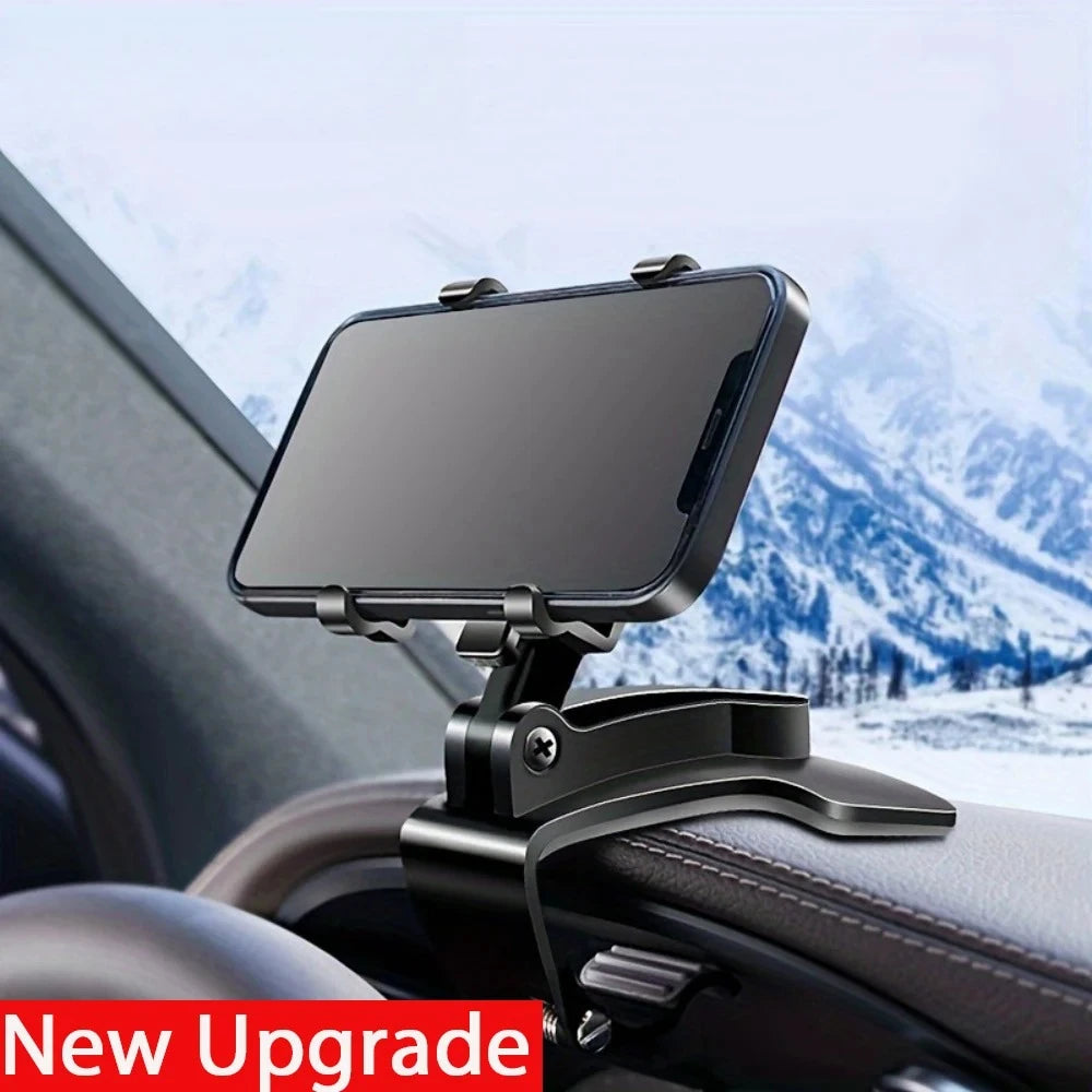 Universal Car Mobile Phone Holder Dashboard Phone Holder Easy Clip Mount Stand Cellphone Stand For GPS Navigation Hanging Holder - Woof Glow Gear