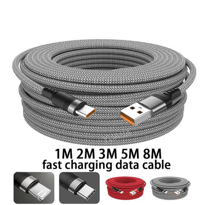 USB TYPE C Fast Charge Cable Android Micro USB line USB to LIGHTNING Extend Charging Cable for iPhone 14 Xiaomi OnePlus Samsung - Woof Glow Gear