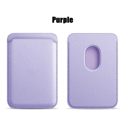 Leather Wallet Case For iPhone 15 Pro Max Magsafe Wallet Leather Compatible For iPhone 14 13 12 Card Holder with MagSafe Magnet - Woof Glow Gear