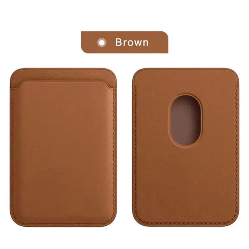 Leather Wallet Case Magentic Wallet Leather Compatible For iPhone 15 14 13 12 Pro Max Card Holder Magnet - Woof Glow Gear