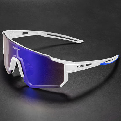 SCVCN new Outdoor Cycling Sunglasses Men MTB Bike Glasses Sports Mountain Climbing fishing Women Bicycle Cycling UV400 Goggles - Woof Glow Gear