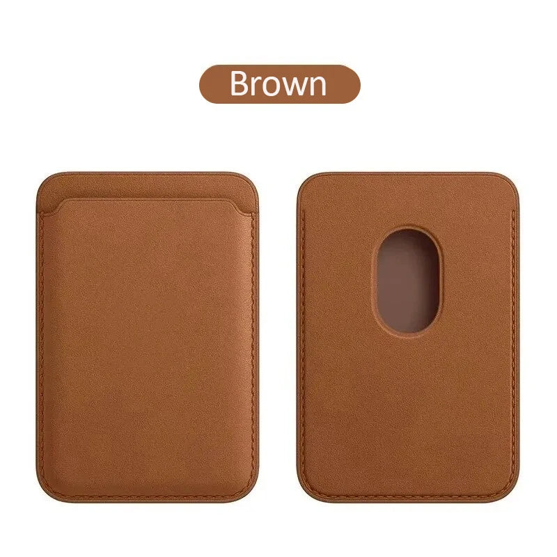 Leather Wallet Case Magentic Wallet Leather Compatible For iPhone 15 14 13 12 Pro Max Card Holder Magnet - Woof Glow Gear