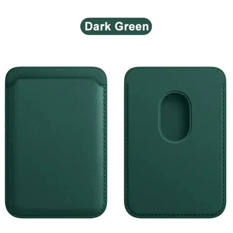 Leather Wallet Case Magentic Wallet Leather Compatible For iPhone 15 14 13 12 Pro Max Card Holder Magnet - Woof Glow Gear