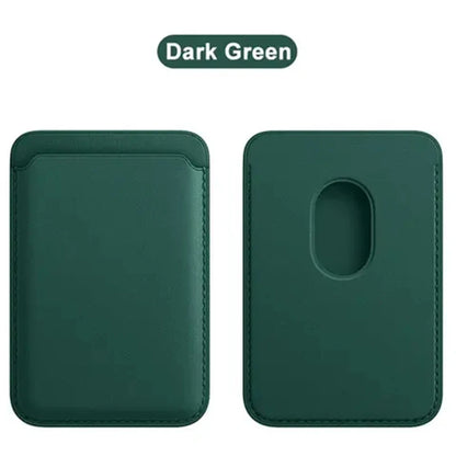 Leather Wallet Case Magentic Wallet Leather Compatible For iPhone 15 14 13 12 Pro Max Card Holder Magnet - Woof Glow Gear