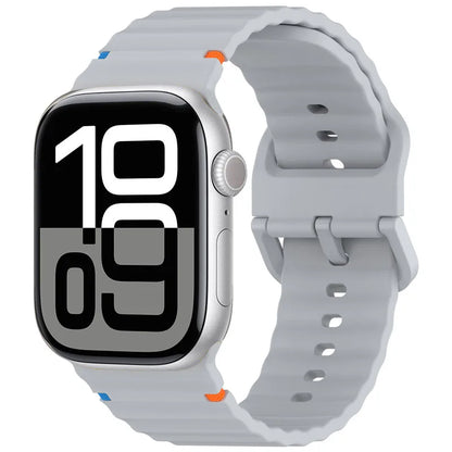 Silicone Strap for Apple watch Ultra Band 49mm 46mm 45mm 42mm 44mm 40mm 41mm correa bracelet belt iWatch series 10 9 8 6 7 5 SE - Woof Glow Gear