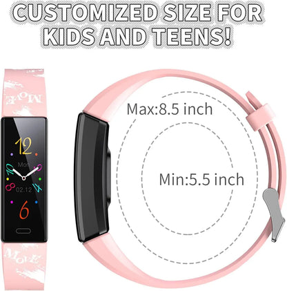 Kids Watch Fitness Tracker, Fitness Watches for Kids, Activity Tracker with Pedometers, Stopwatch, IP68 Waterproof, 11 Sport Modes Smart Watch for Kids Age 6-16 Years Old - Woof Glow Gear