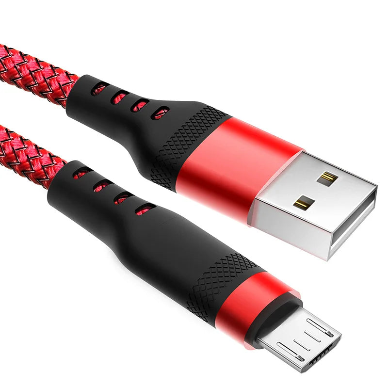 USB TYPE C Fast Charge Cable Android Micro USB line USB to LIGHTNING Extend Charging Cable for iPhone 14 Xiaomi OnePlus Samsung - Woof Glow Gear