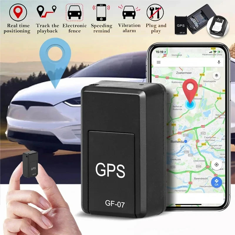 Mini GF-07 GPS Tracker Car Bike Bicycle Pets Children Real Time Tracking Positioner Strong Magnetic Anti-lost Locator - Woof Glow Gear
