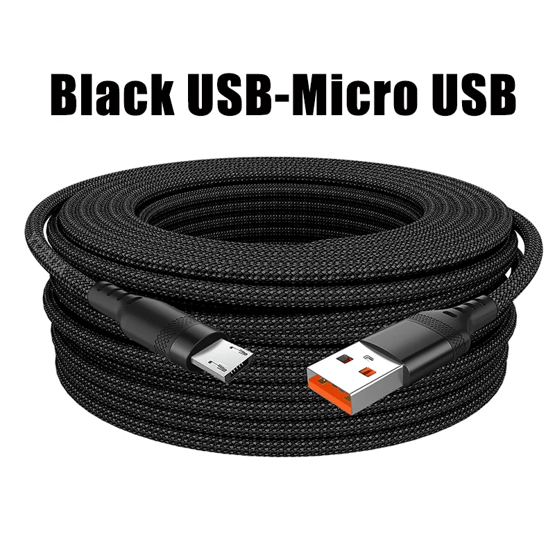 USB TYPE C Fast Charge Cable Android Micro USB line USB to LIGHTNING Extend Charging Cable for iPhone 14 Xiaomi OnePlus Samsung - Woof Glow Gear
