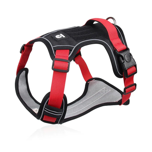 Dog Harness Reflective Midium Large Dogs Tactical Vest Big 1680D Waterproof Oxford Cloth Dog Harnesses Pet Accessoires Supplies - Woof Glow Gear