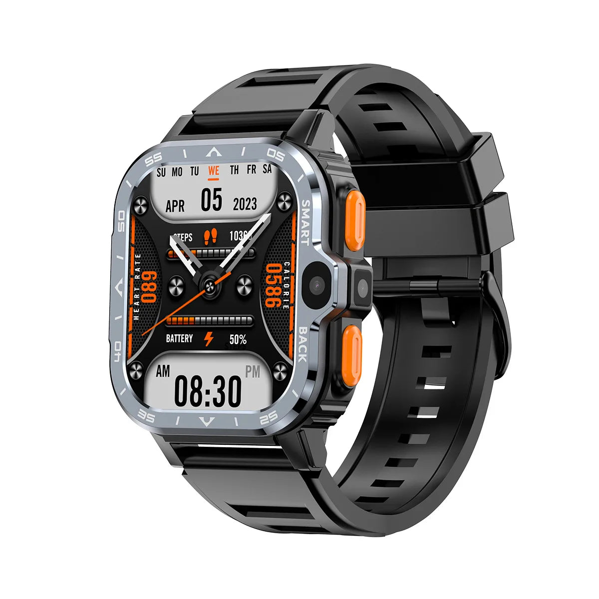 Valdus PGD Android Smart Watch Men GPS 16G/64G ROM Storage HD Dual Camera NFC 2G 4G SIM Card WIFI Wireless Fast Internet Access - Woof Glow Gear