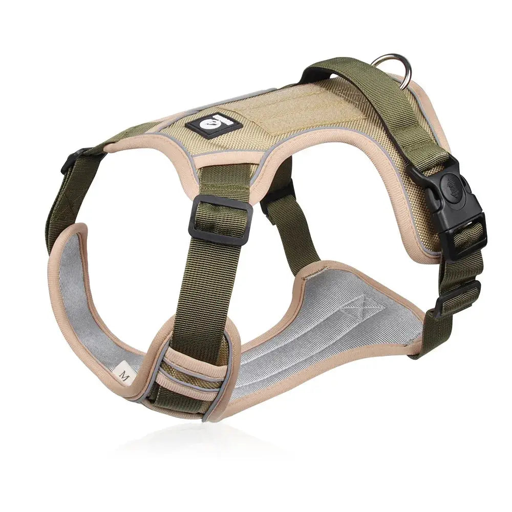 Dog Harness Reflective Midium Large Dogs Tactical Vest Big 1680D Waterproof Oxford Cloth Dog Harnesses Pet Accessoires Supplies - Woof Glow Gear