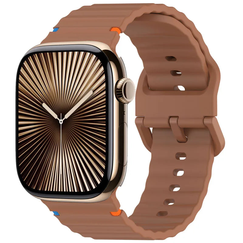 Silicone Strap for Apple watch Ultra Band 49mm 46mm 45mm 42mm 44mm 40mm 41mm correa bracelet belt iWatch series 10 9 8 6 7 5 SE - Woof Glow Gear