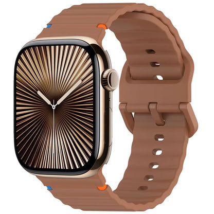 Silicone Strap for Apple watch Ultra Band 49mm 46mm 45mm 42mm 44mm 40mm 41mm correa bracelet belt iWatch series 10 9 8 6 7 5 SE - Woof Glow Gear