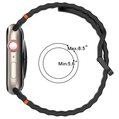 Silicone Strap for Apple watch Ultra Band 49mm 46mm 45mm 42mm 44mm 40mm 41mm correa bracelet belt iWatch series 10 9 8 6 7 5 SE - Woof Glow Gear